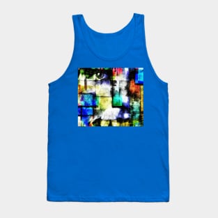 Face Abstract Tank Top